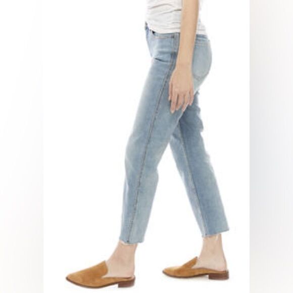 Free People High Rise Vintage Straight Jeans Size 30 - Picture 3 of 10